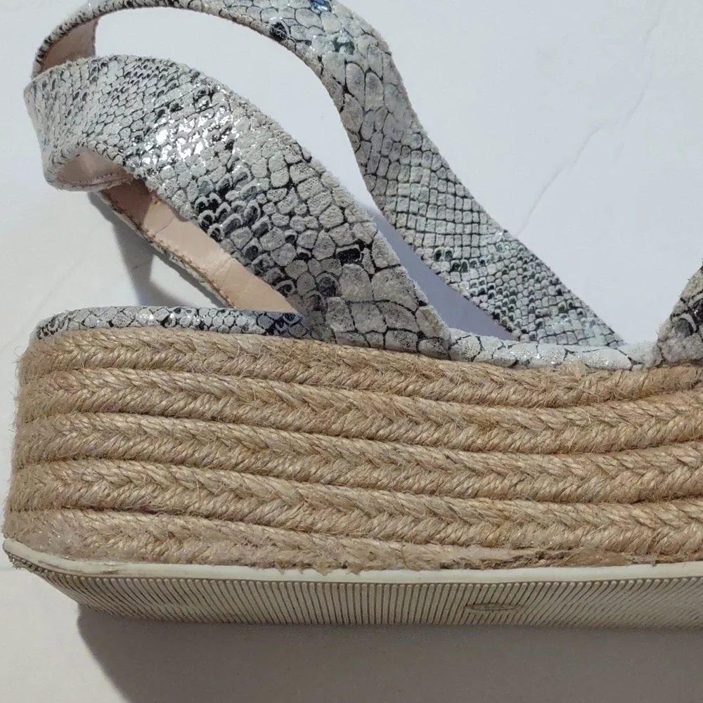Chinese Laundry Snake Skin platform Sandals